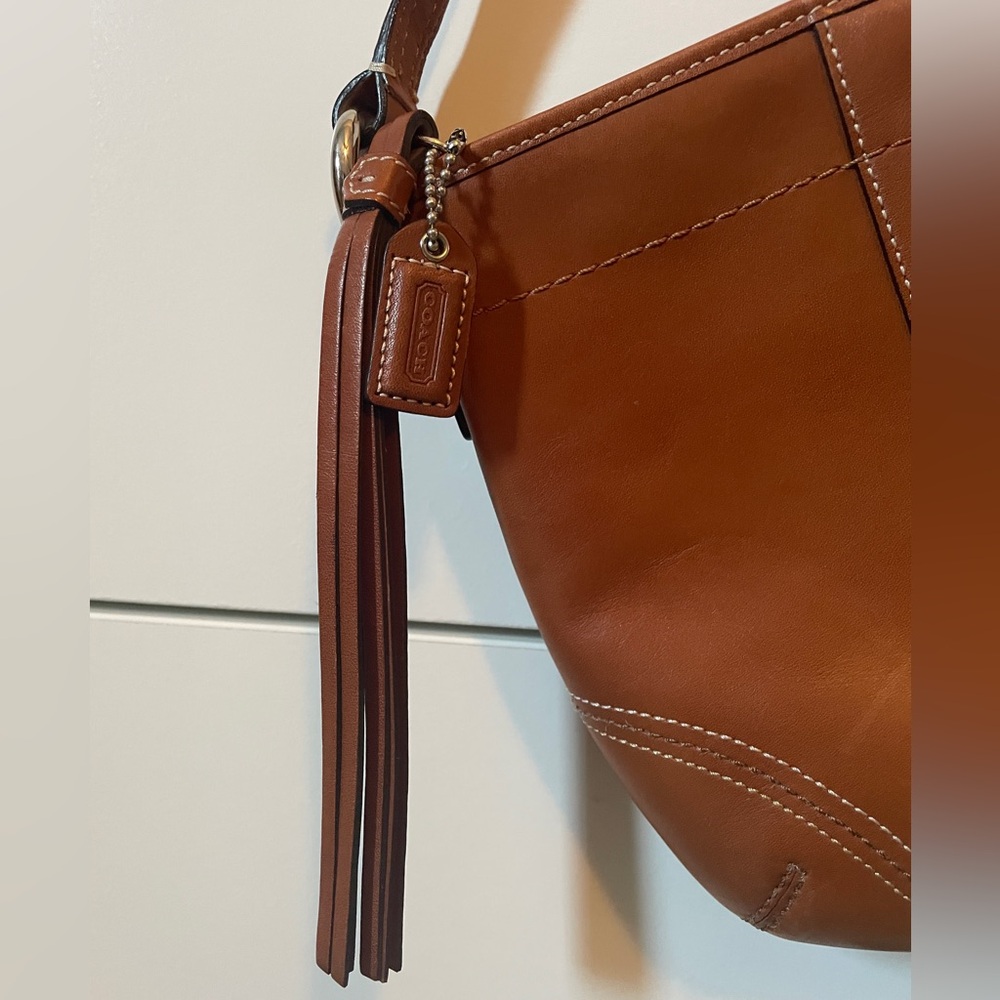 Coach Small SoHo Crossbody Bag in Tan - Picture 5 of 17